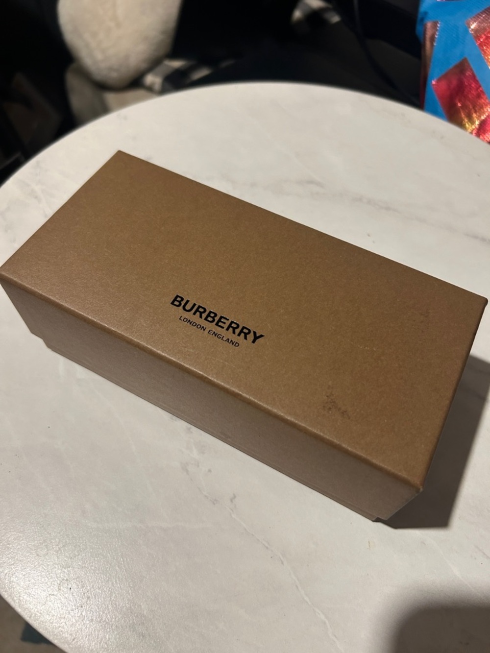 Burberry Tan/Brown Branded Accessory Box